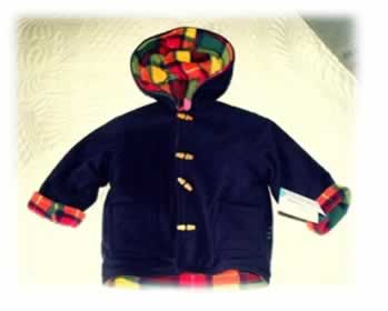 Cozy Bear Coat Blue